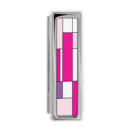 Pink Squares - Lipstick Case